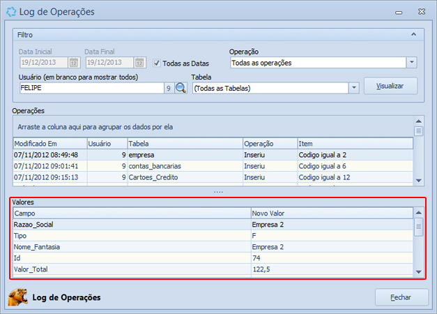 Log_Operacoes_Valores