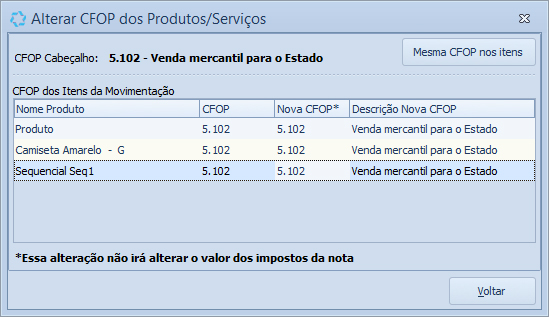 Saida_Botao_Altera_CFOP_Produtos